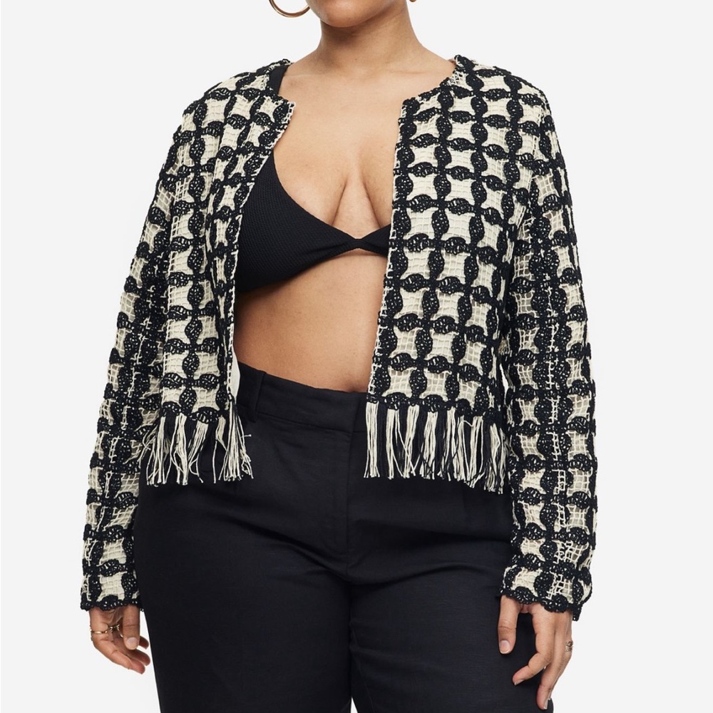 ❌SOLD: H&M Crochet Jacket - Picture 4 of 8